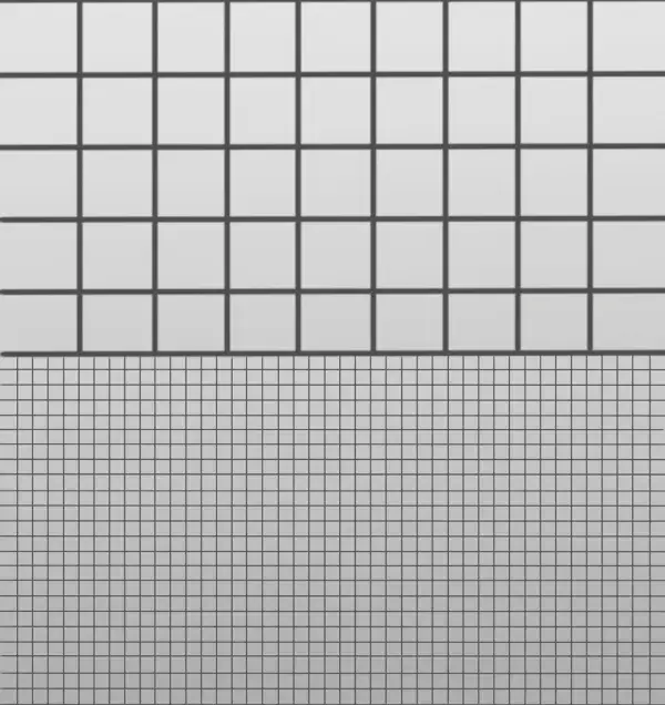 A grid of evenly spaced squares on a white background, creating a simple geometric pattern.