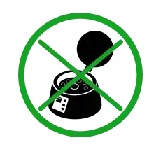 A red circle with a diagonal line over a cigarette, indicating no smoking allowed.